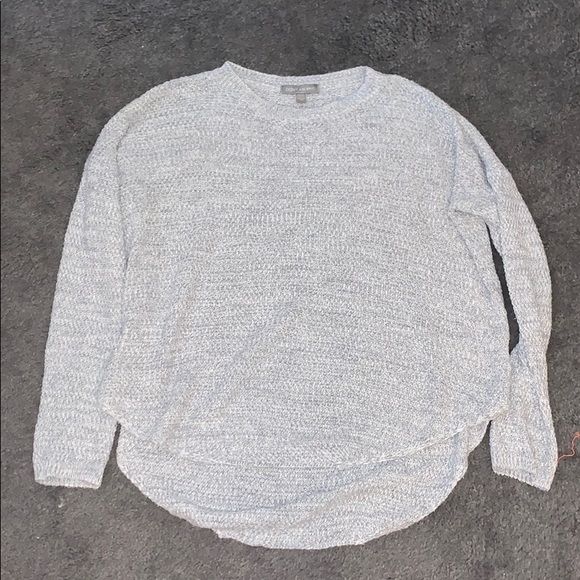 Don’t Ask Why Heathered Grey Sweater - Picture 1 of 1